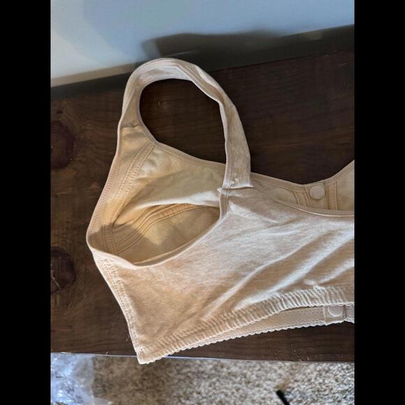 Daisy Bra Style,Front Close Button Cotton Bras,Full Support Wide Back, 1 XL - Picture 7 of 7